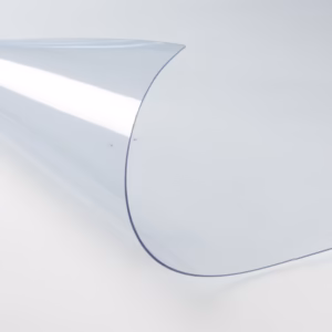 pvc transparent 500 microns pour rideaux et protection